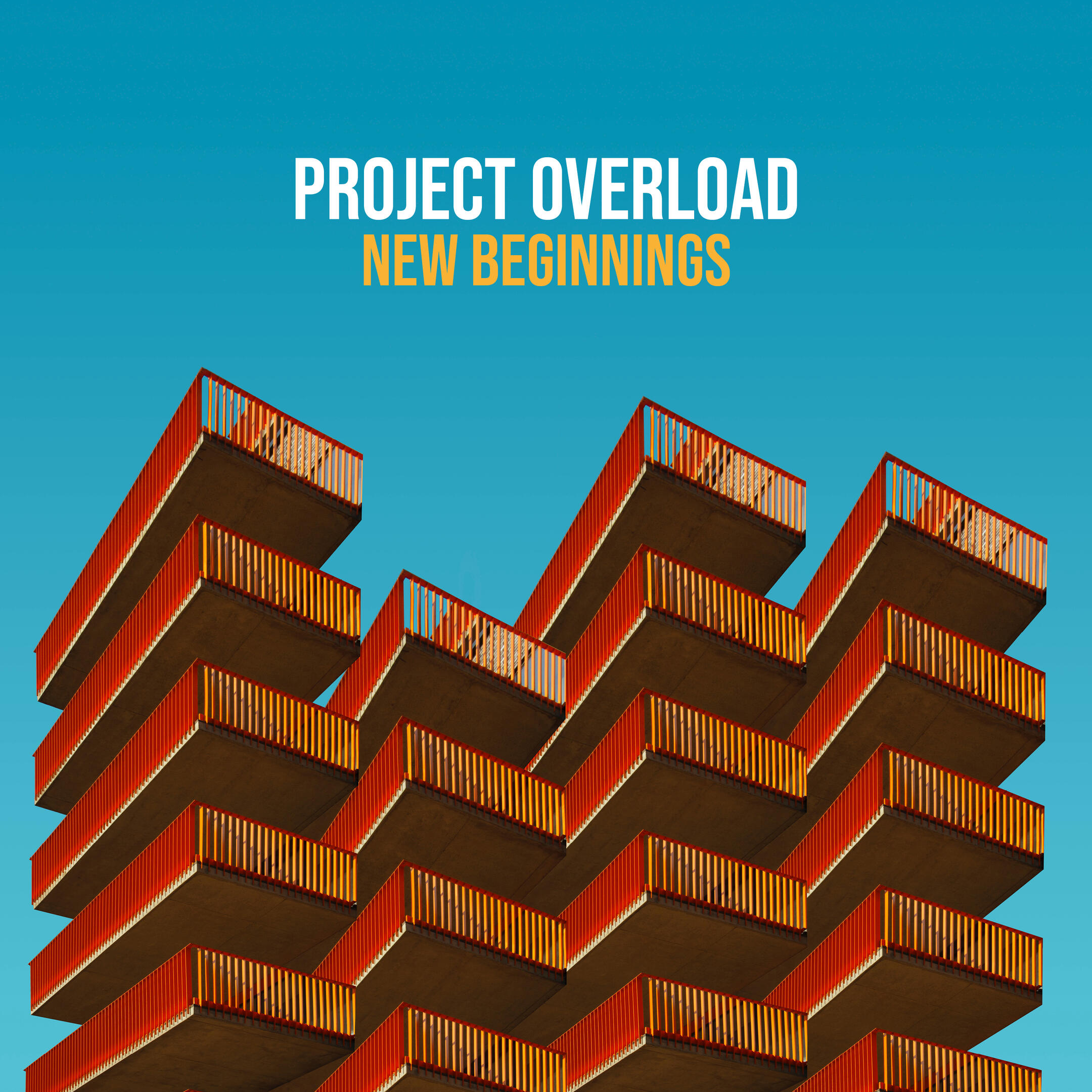 Front cover artwork for "New Beginnings", the first album by Project Overload. Front cover artwork for "New Beginnings", the first album by Project Overload.