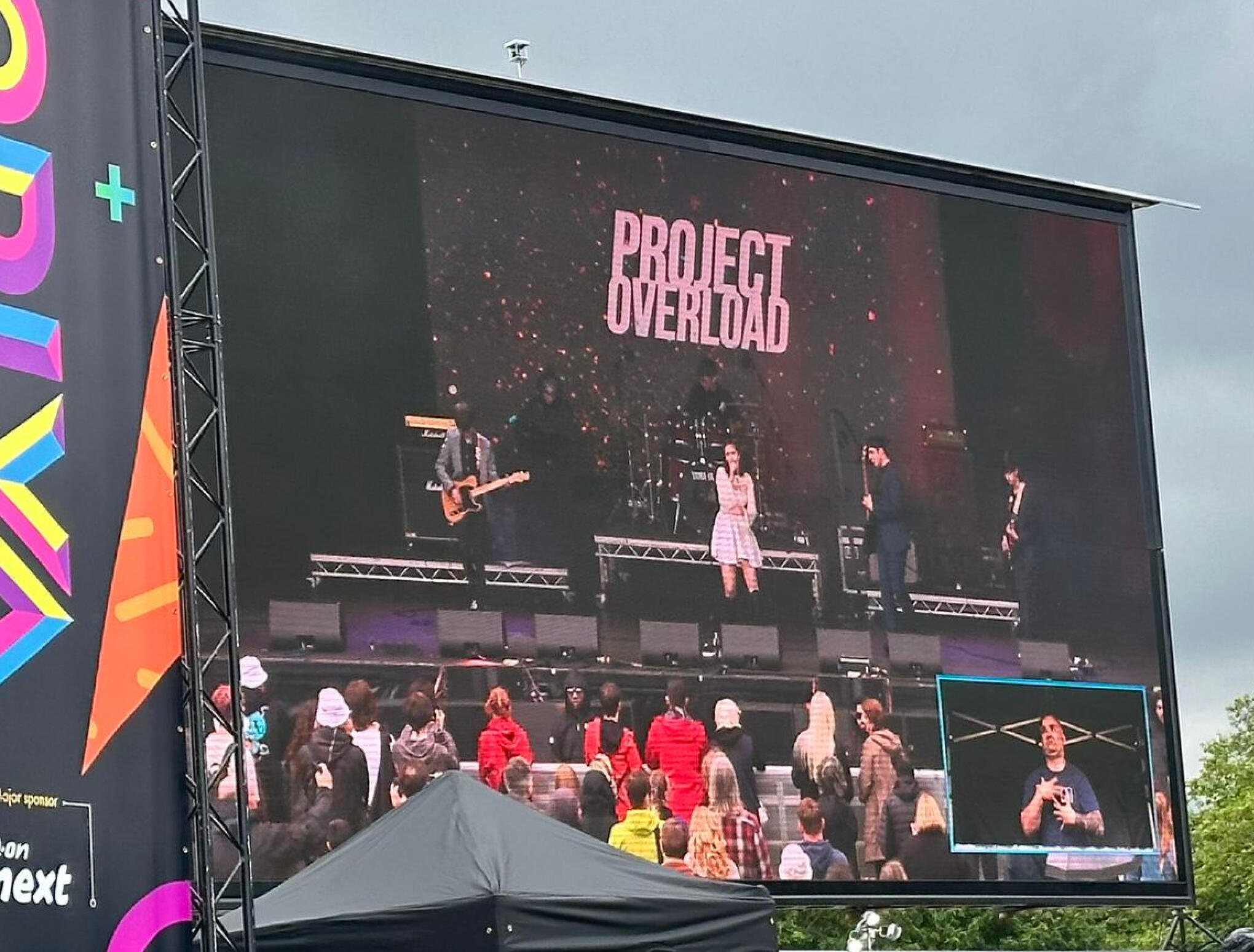 Project Overload on stage at the Godiva, Coventry, July 2024