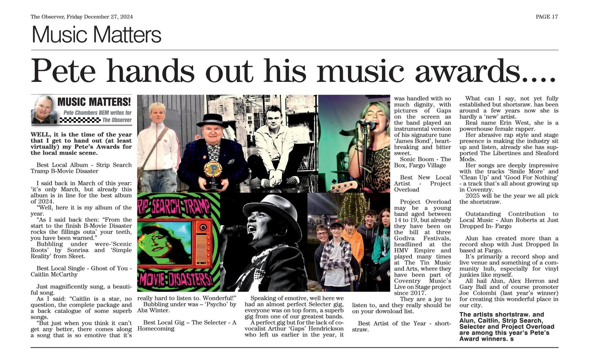 Project Overload Best New Local Artist 2024